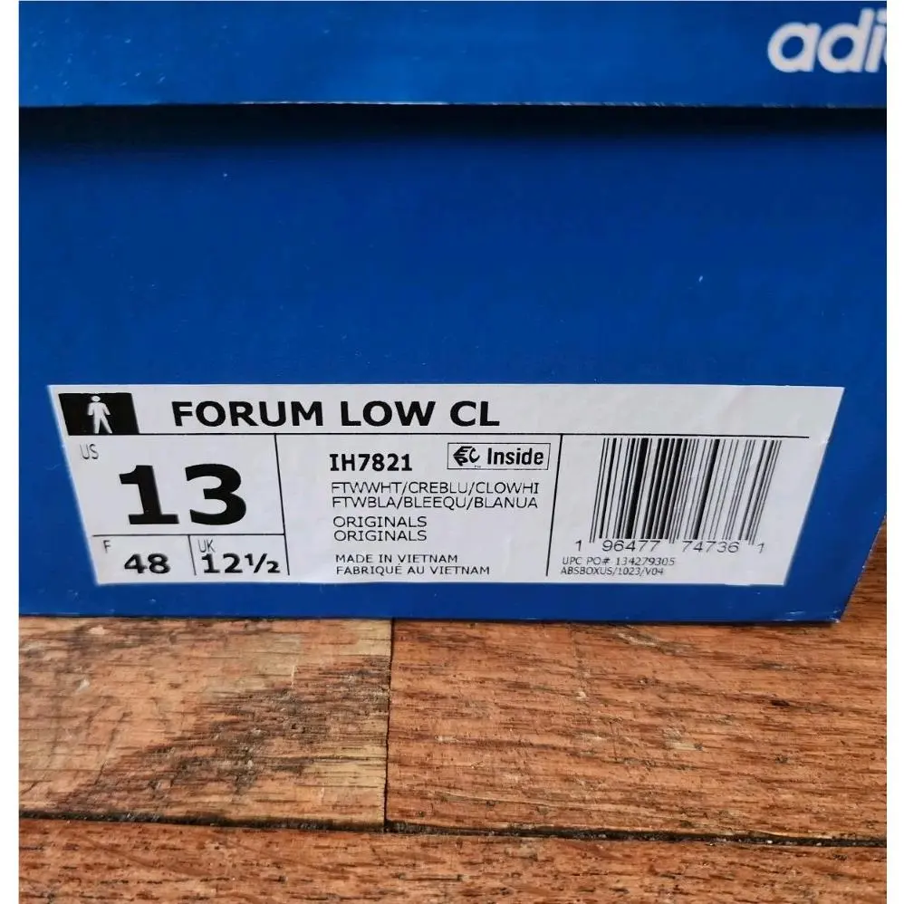 Adidas shoes - adidas Forum Low - Forum Low - IH7811 - Cloud White/Crew Blue 6