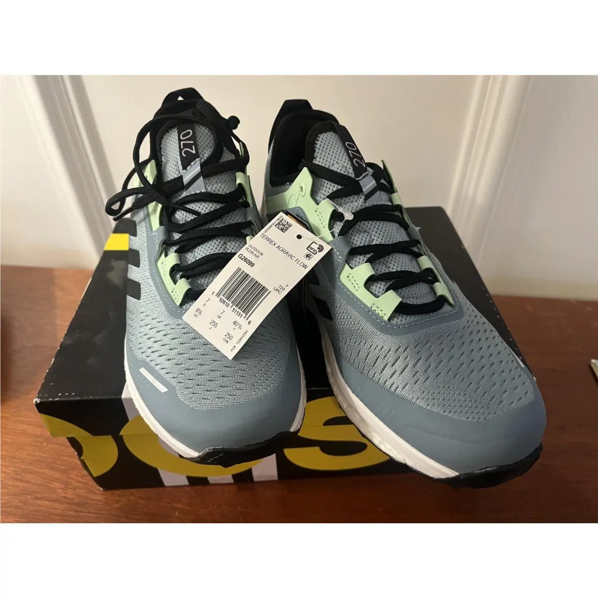 Adidas Terrex Agravic Flow 270 Continental Trail Runners Sneakers Women`s US 8.5