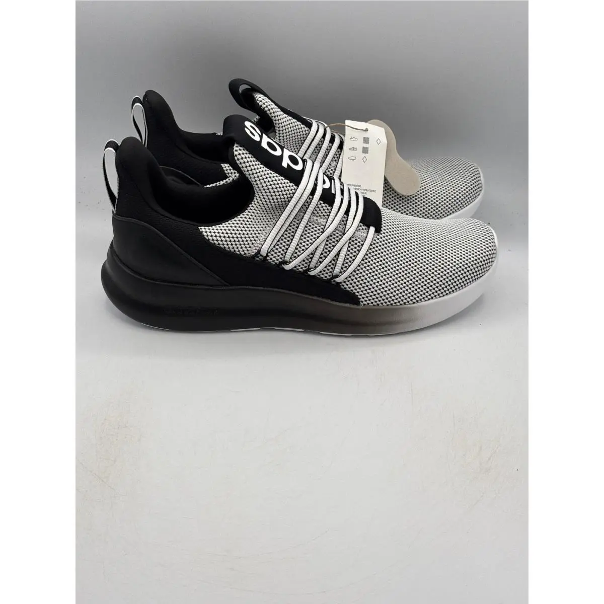 Adidas Lite Racer Adapt 7.0 Shoes Men Size 11.5 Black White Running IE6330
