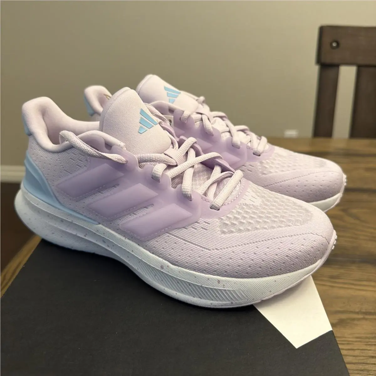 Adidas Ultrarun 5 J Running Shoes Kids Size 5 Lavender Purple JQ1873 …X1