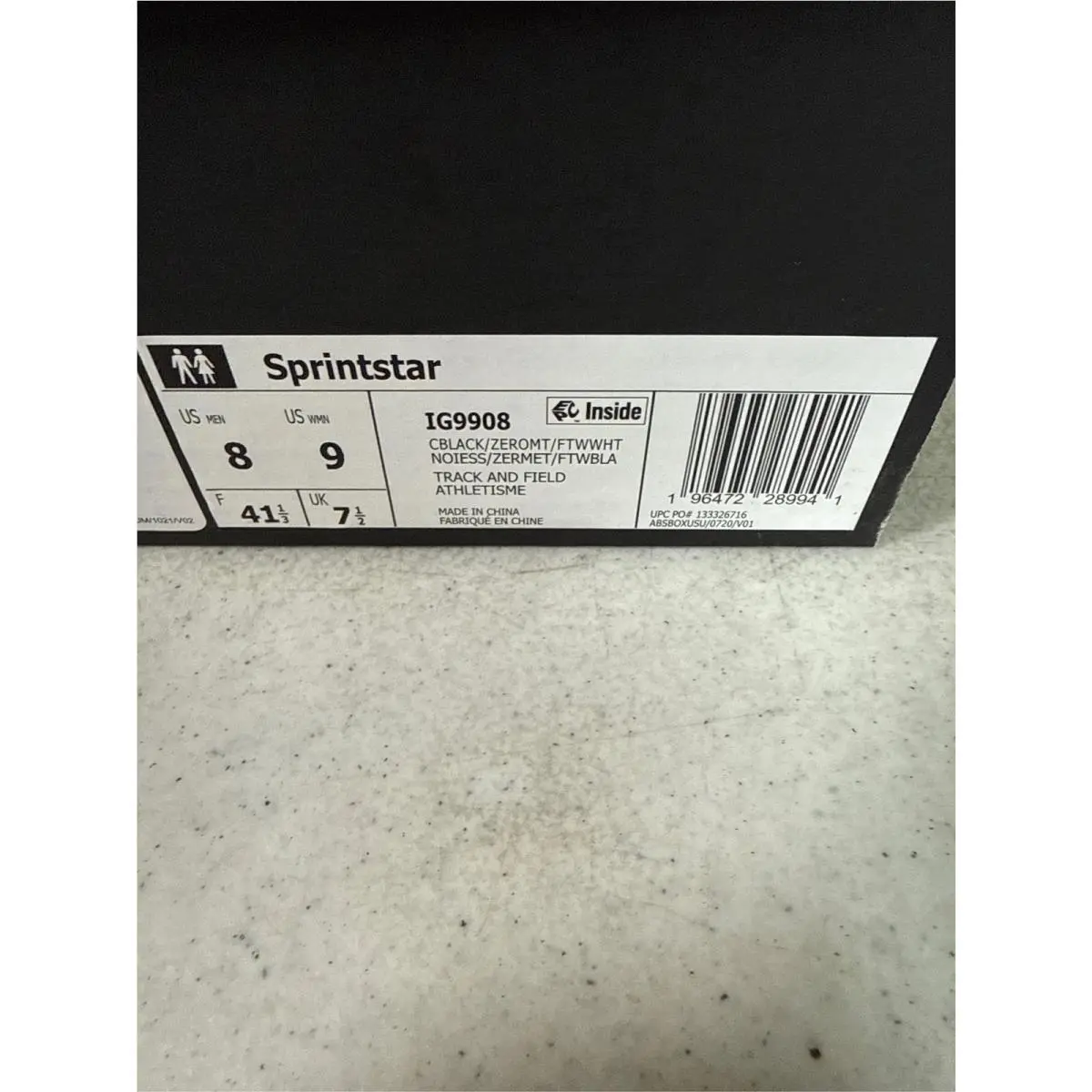 Adidas shoes - Black/Zero Metallic/White (UPC: 196472289941) 4