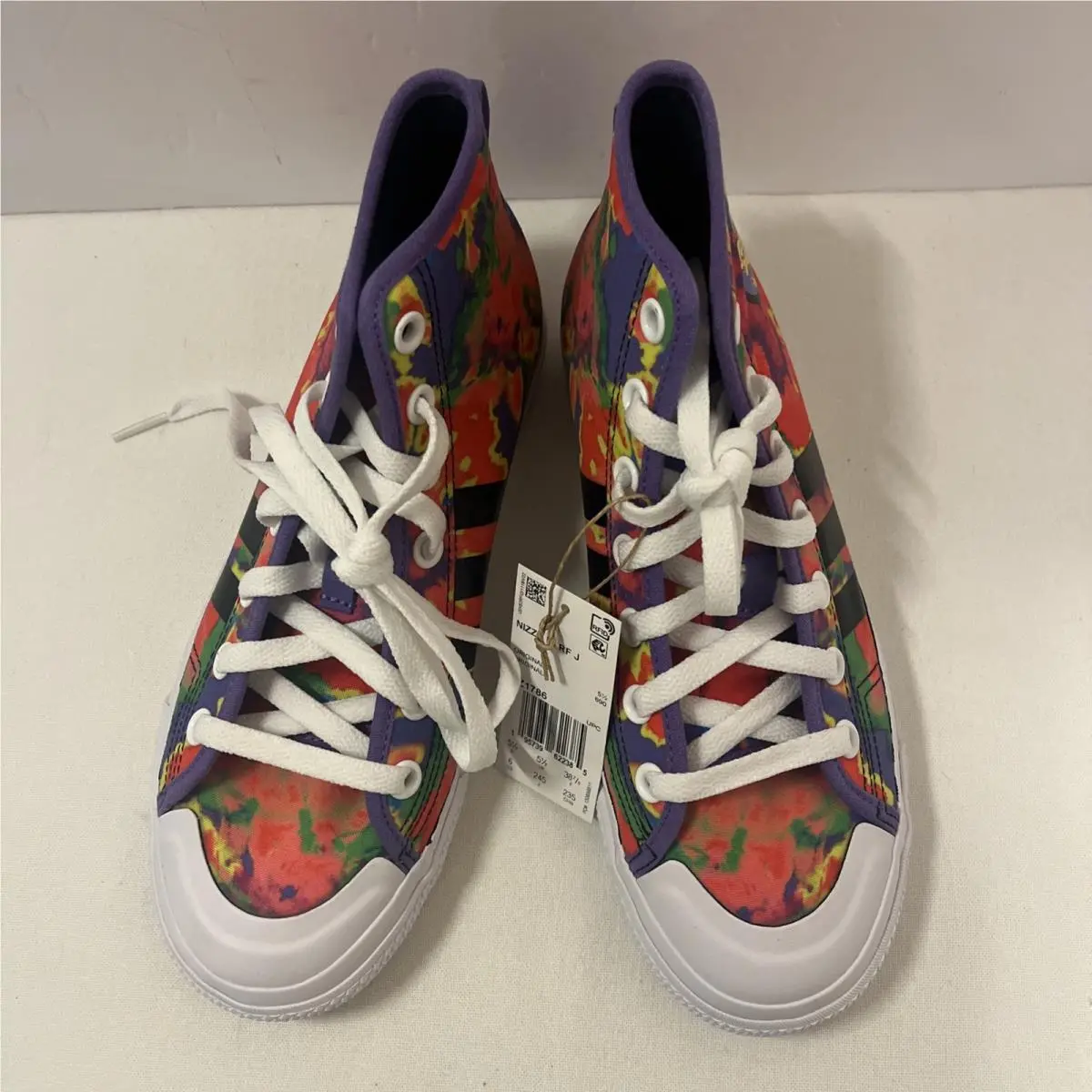 Adidas Originals Nizza Hi RF J Youth 6 Lisa Simpson Sneakers GZ1786