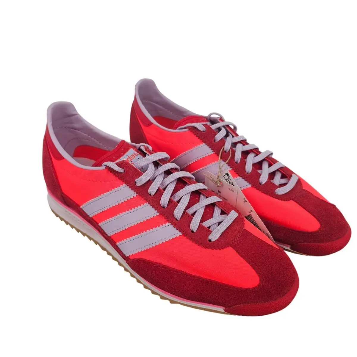 SL 72 OG W Womens Red Pink Lavender Sneakers JH7392 Size 9.5 Athletic by Adidas