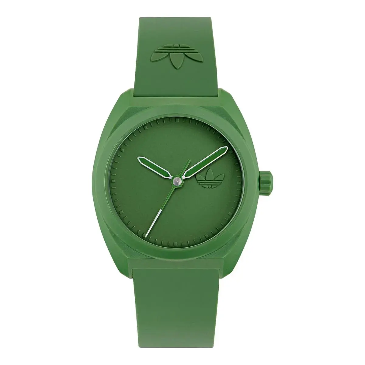 Adidas Unisex Originals Project Three Quartz Watch - AOST24053 - Dial: Green, Band: Green, Bezel: Green