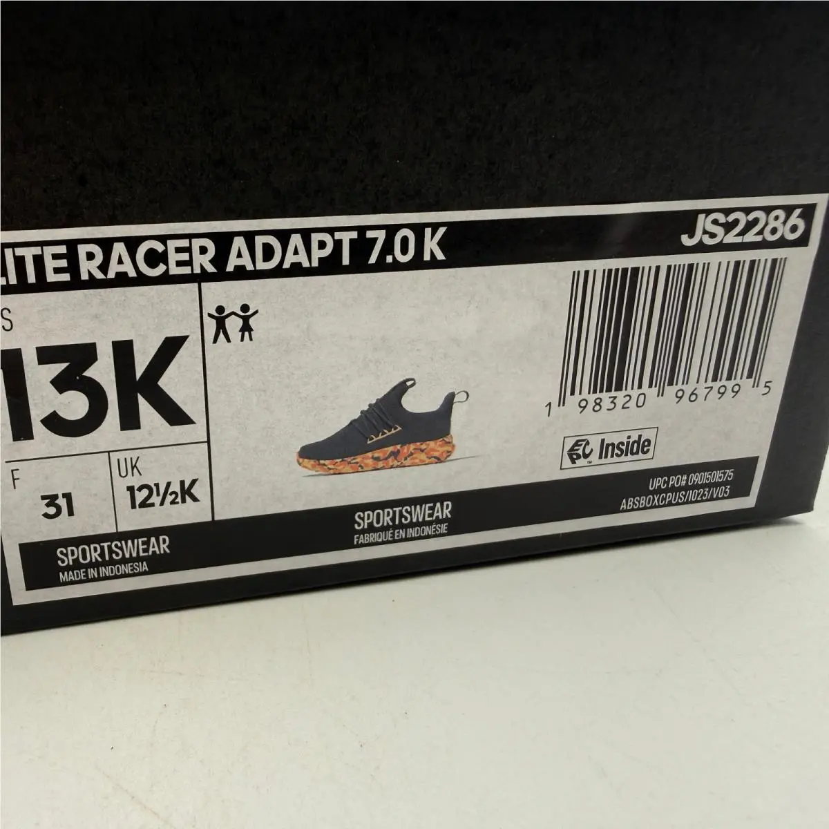 Adidas shoes - Lite Racer Adapt 7.0 K - Blue 0