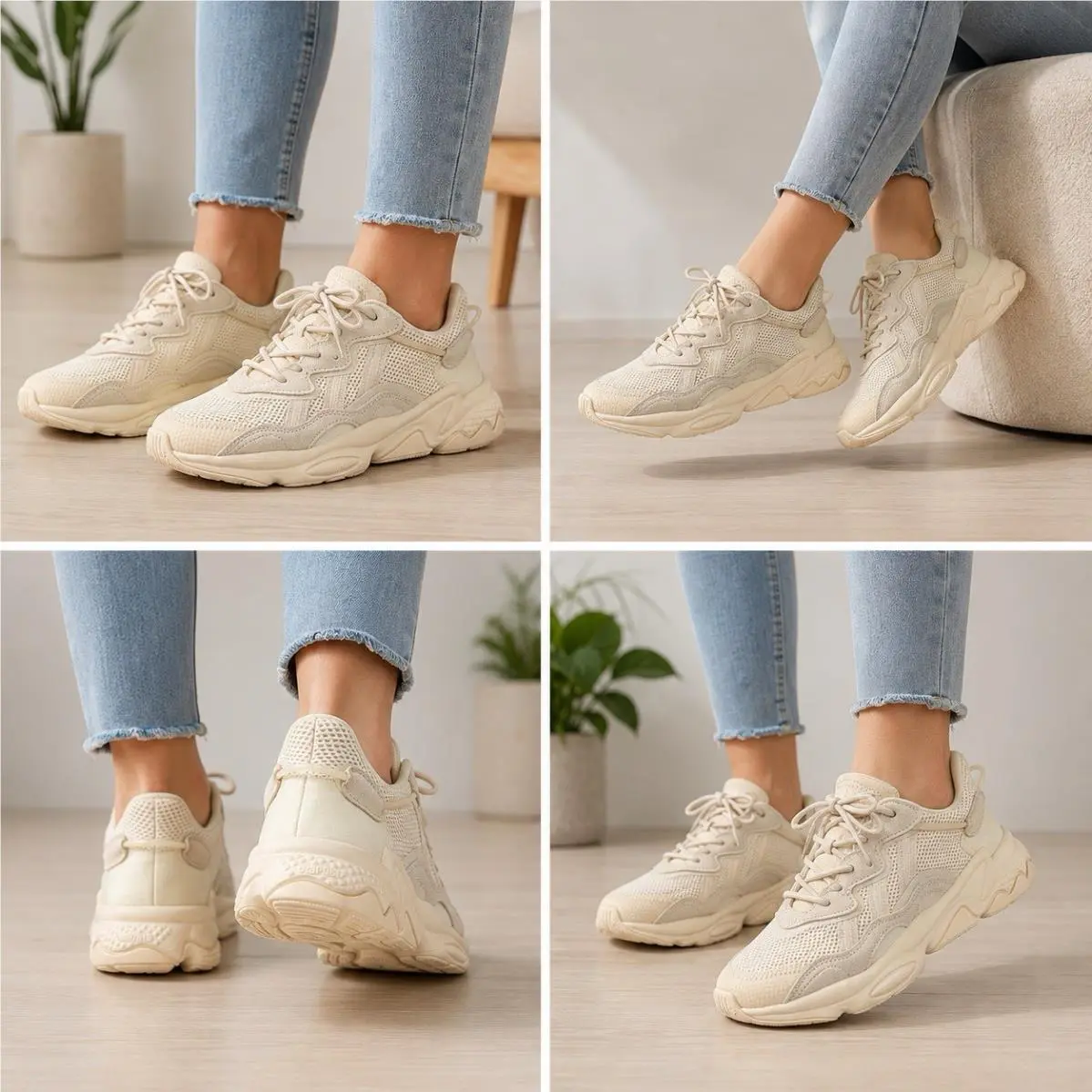 Adidas Ozweego “wonder White” Women’s Shoes Sz 9 GY3164
