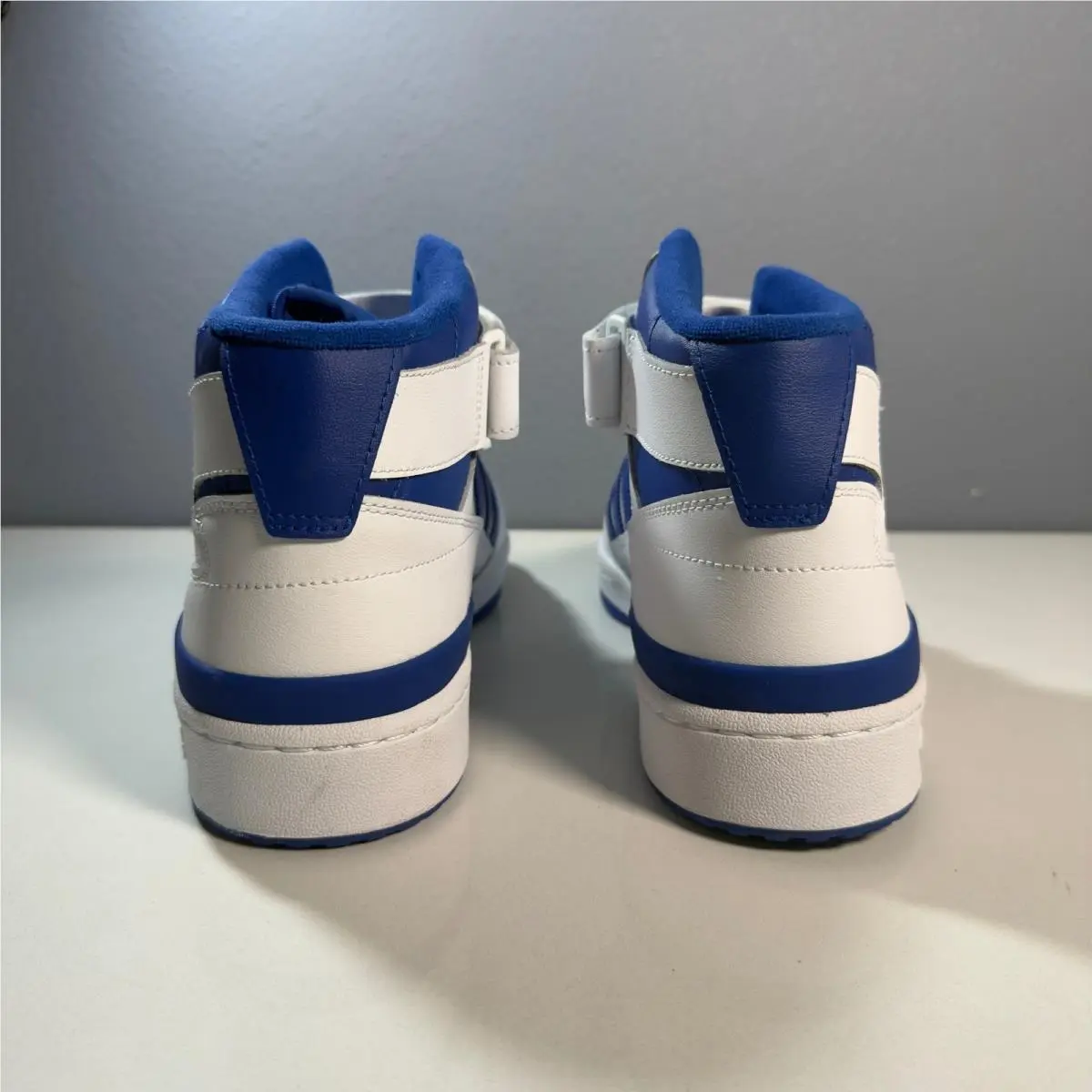 Adidas shoes - adidas Forum Mid White Royal Blue FY4976 - White 3