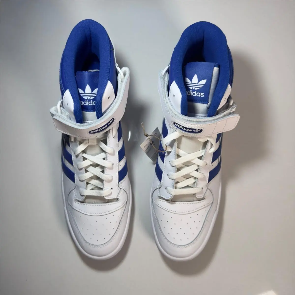 Adidas shoes - adidas Forum Mid White Royal Blue FY4976 - White 4