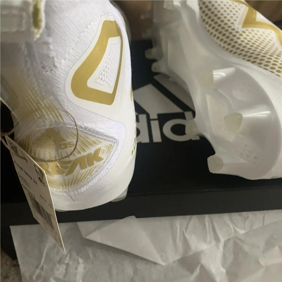 Adidas shoes - adidas Freak Ultra - Freak Ultra - White and Gold (UPC: 195733391720) 2