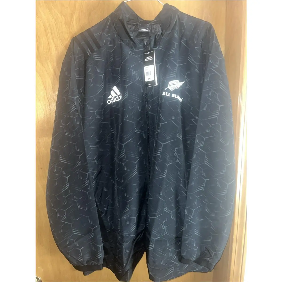 Official Adidas Training Wear All Blacks Rugby Fleece 3XL Vintage B67