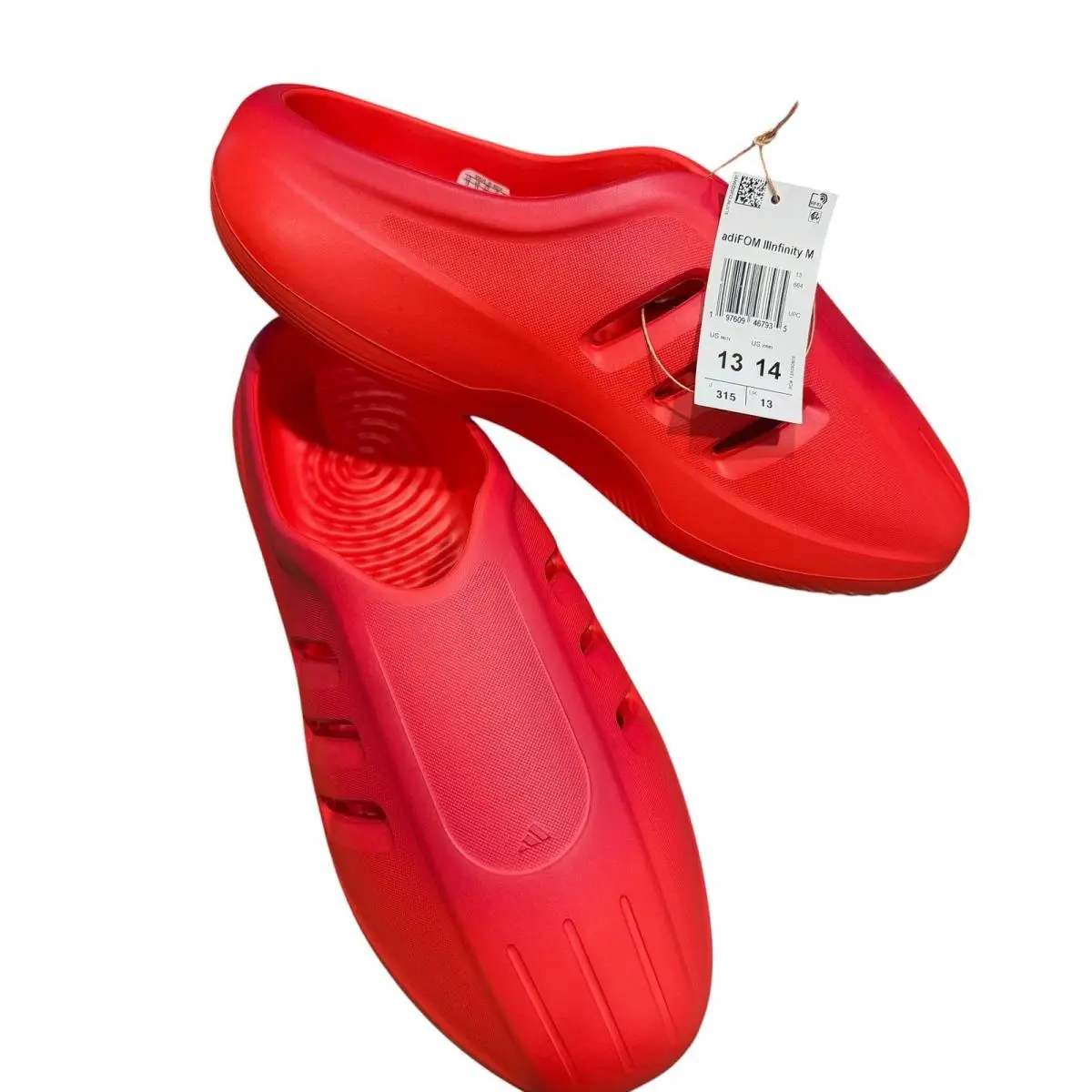 Adidas Adifom Iiinfinity Mule 001 Men Size 13 Red JI4552 Basketball Shoes