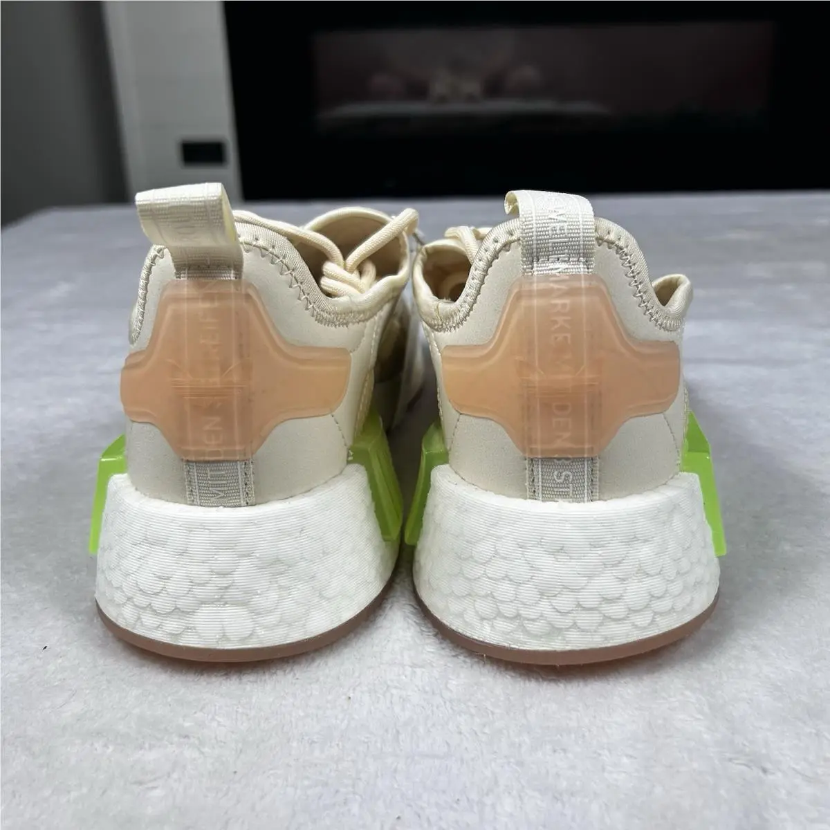 Adidas shoes - adidas NMD R1 - NMD - GZ9281 - Tan/White/Green (UPC: 0191985434369) 9