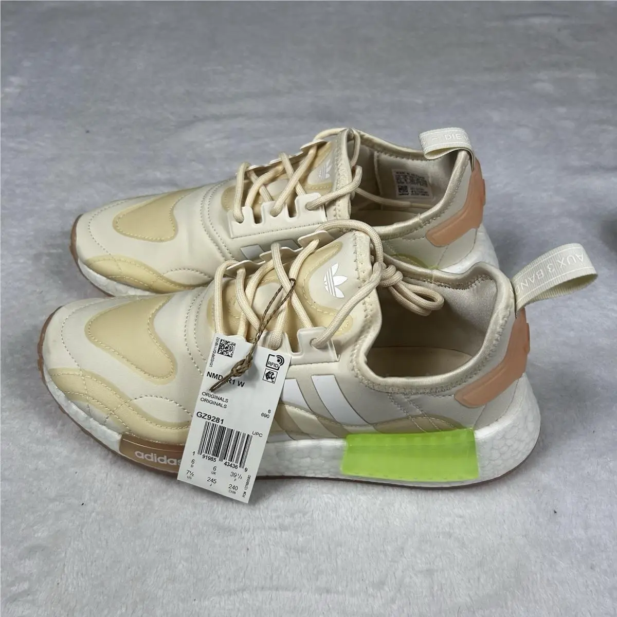 Adidas shoes - adidas NMD R1 - NMD - GZ9281 - Tan/White/Green (UPC: 0191985434369) 0