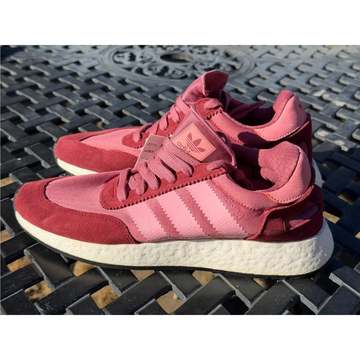 Womens I-5923 D97352 Pink Running Shoes Sneakers Size 8 by Adidas