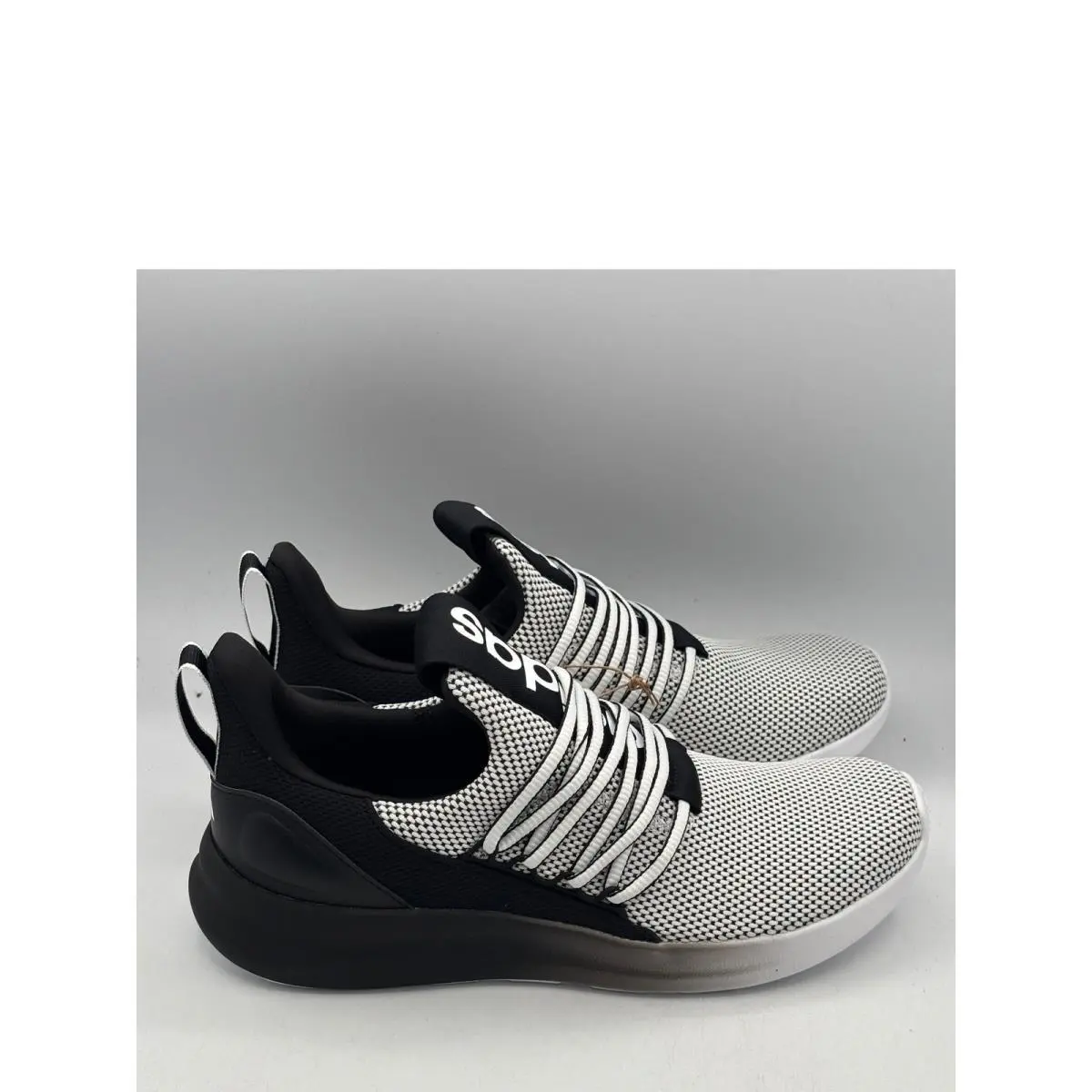Adidas Lite Racer Adapt 7.0 Shoes Mens Size 8 White Black Lifestyle IE6330