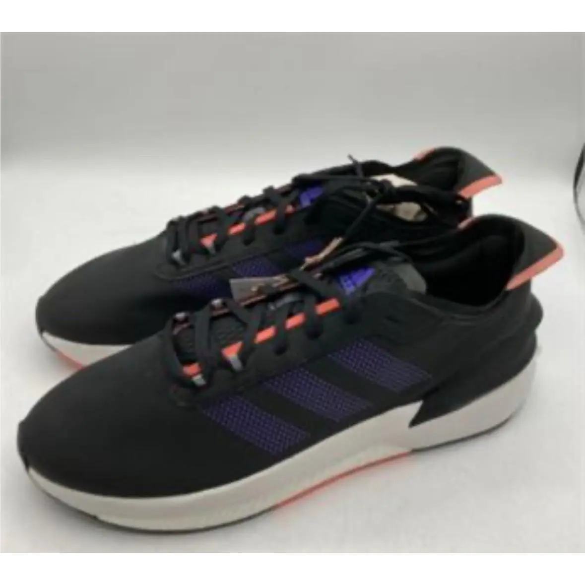 Adidas Unisex Avery Running Shoe Black/black/coral Fusion Size M12.5 / W13.5