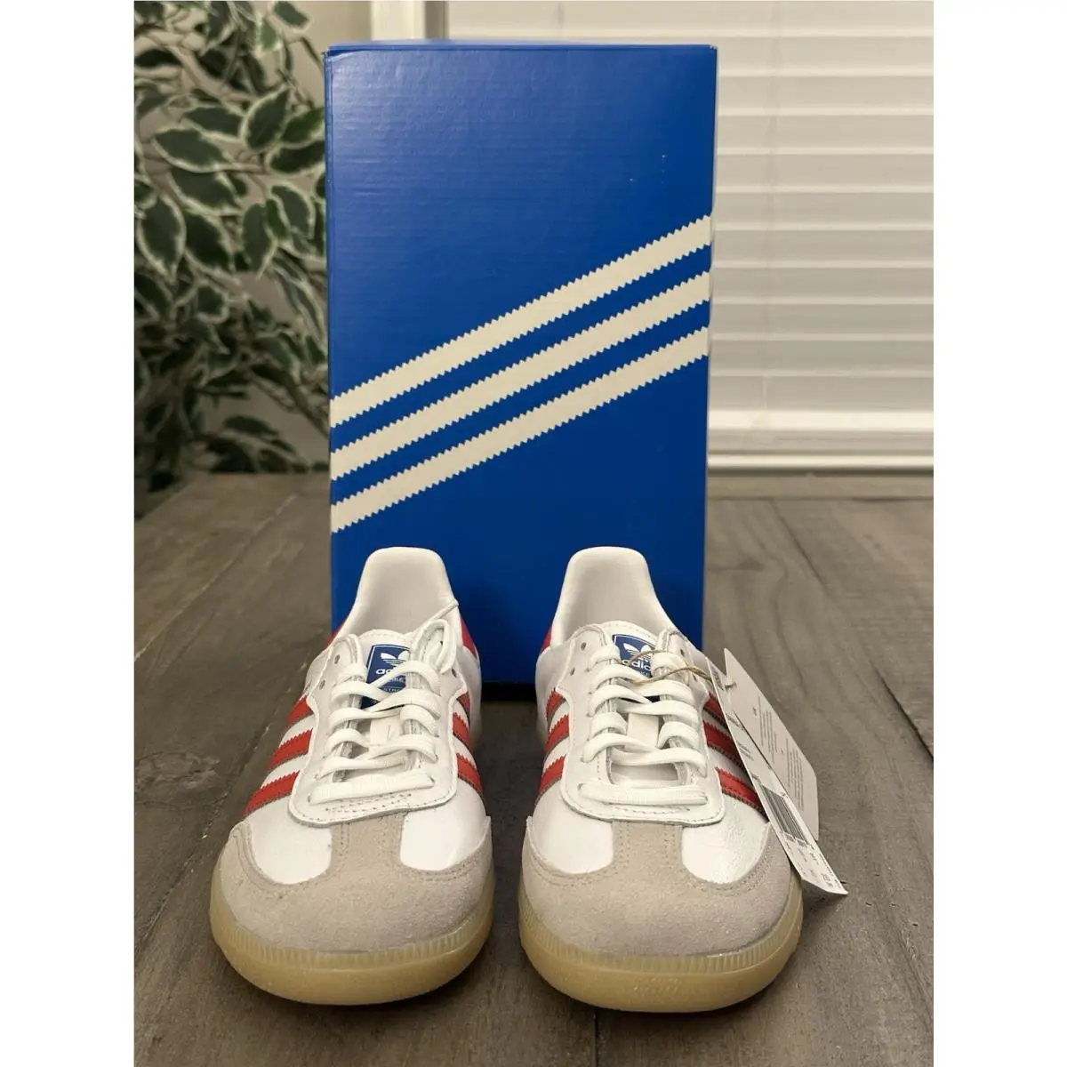 Adidas shoes - adidas Originals Samba OG C Kids Sneakers - JI4465 - White / Collegiate Red / Gum 0