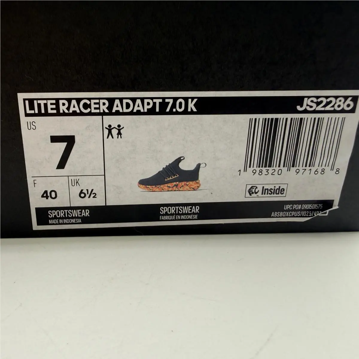 Adidas shoes - Lite Racer Adapt 7.0 K - Multicolor 0