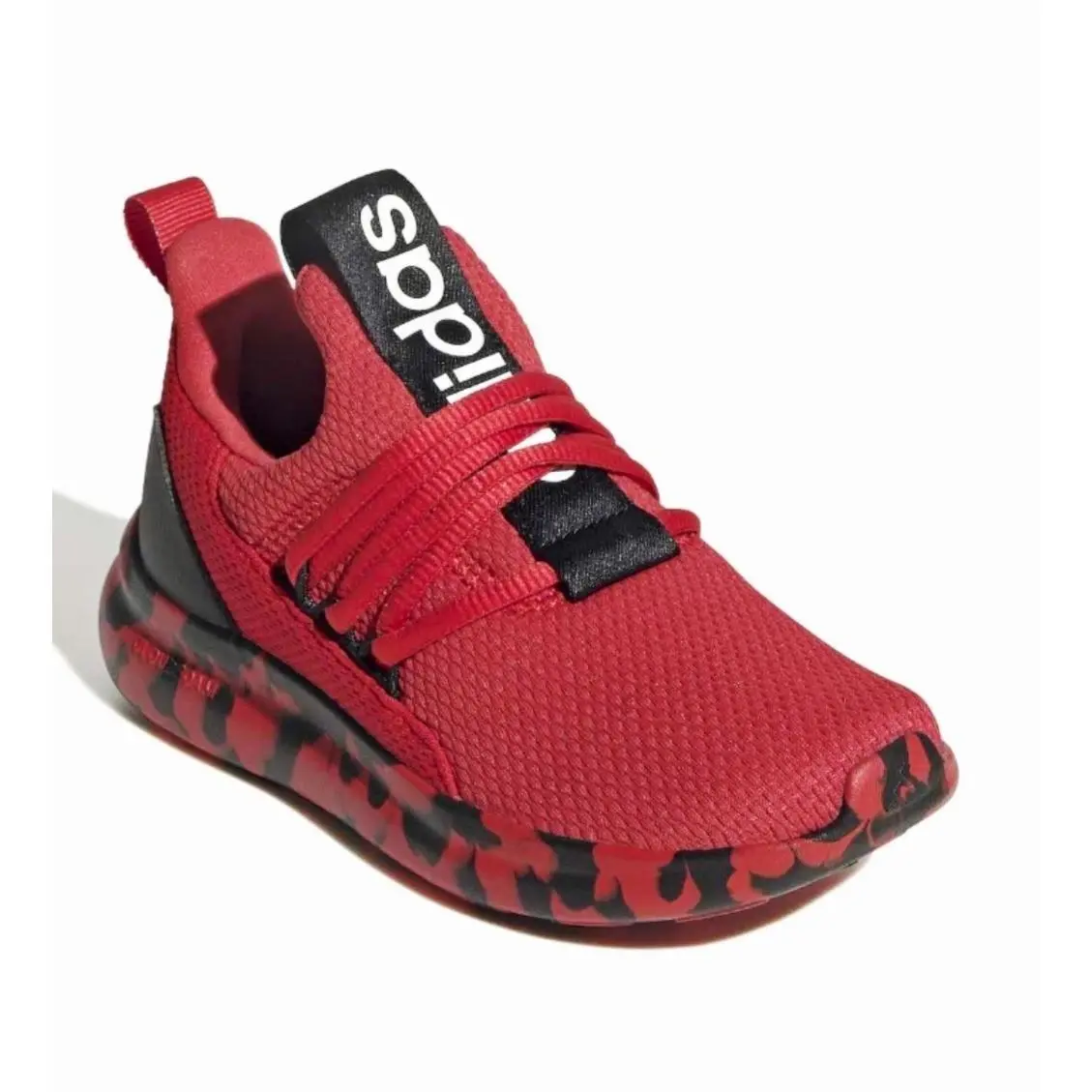 Lite Racer Adapt 7.0 K Kids Running Shoes Red Black KI9257 Size 5 by Adidas