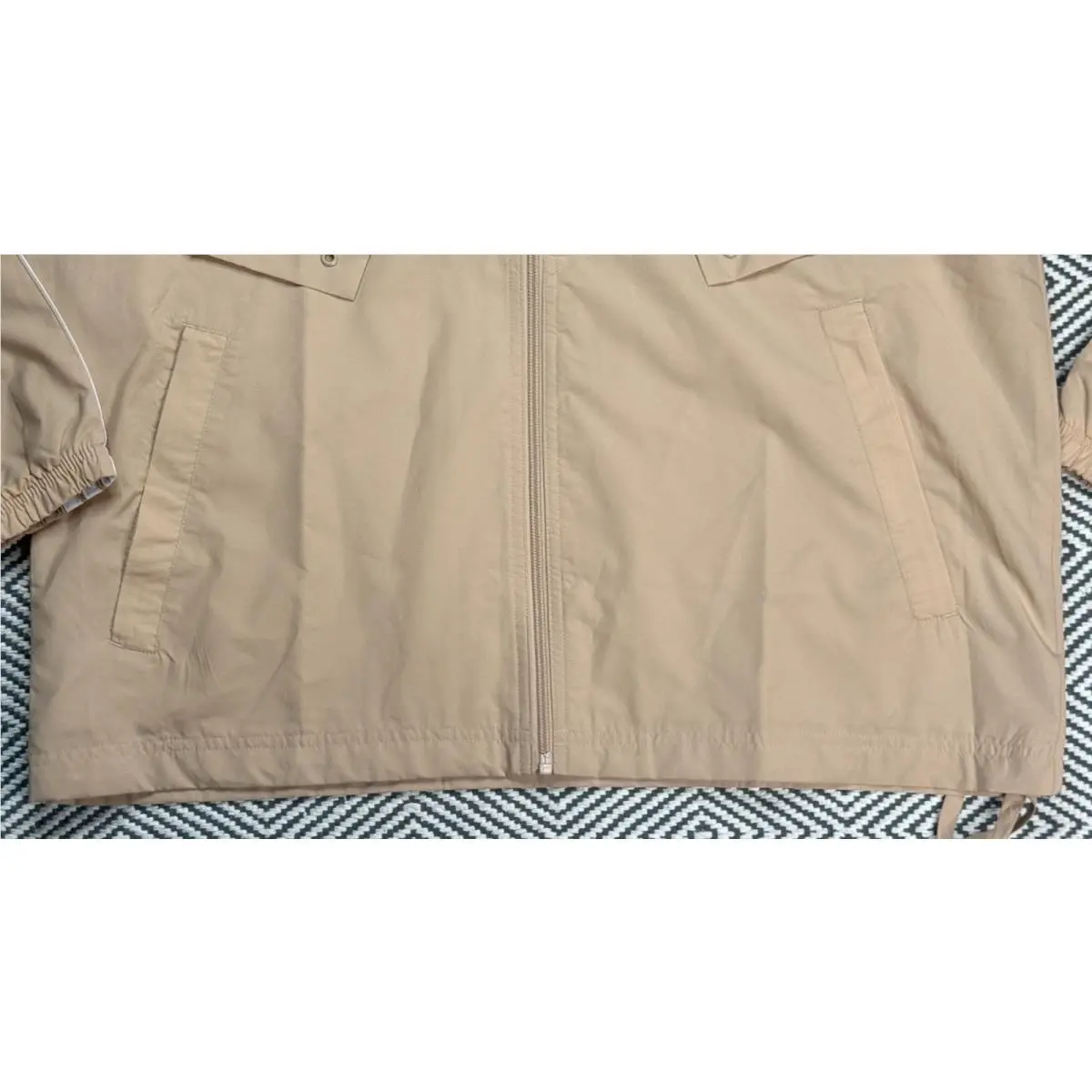 Adidas clothing - Adidas Parley TT Jacket - Parley Jacket - Beige 1