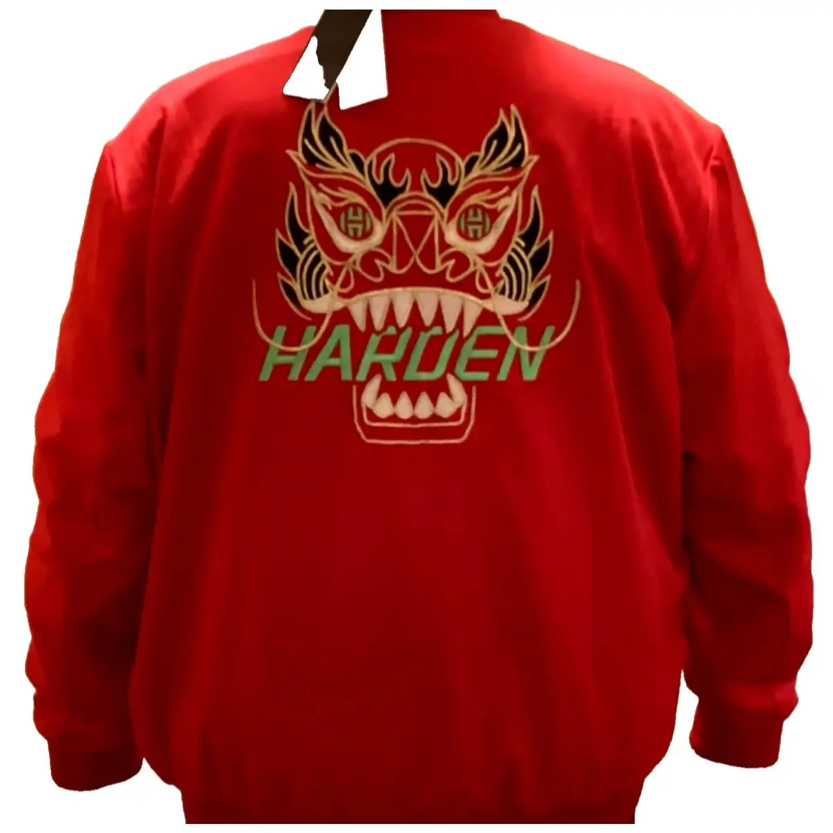 Adidas James Harden Cny 2020 Dragon Track Jacket Red 2XL Full Zip Rare