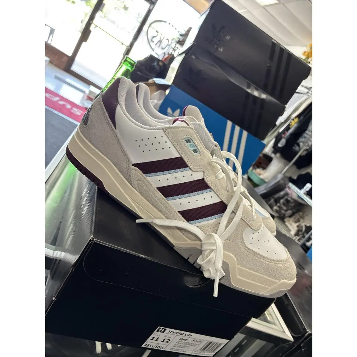 Adidas Tekkira Cup Unisex Off White White Sneakers Athletic Shoes HQ4811 SZ 11