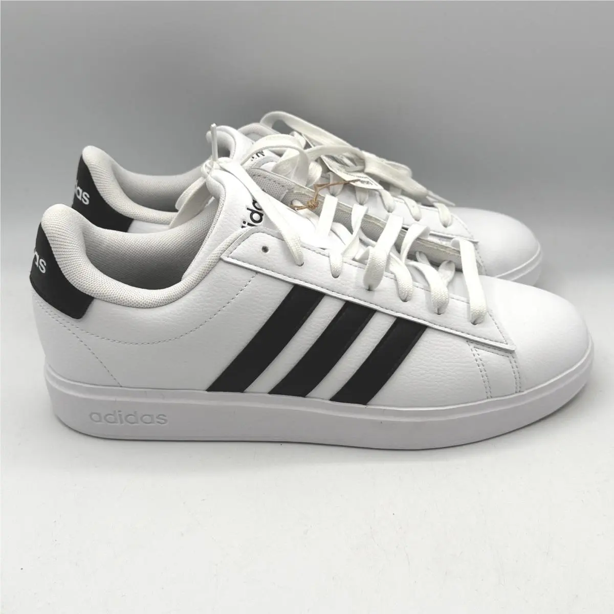 Adidas Grand Court 2.0 Sneakers Mens 10 White Black Stripes GW9195