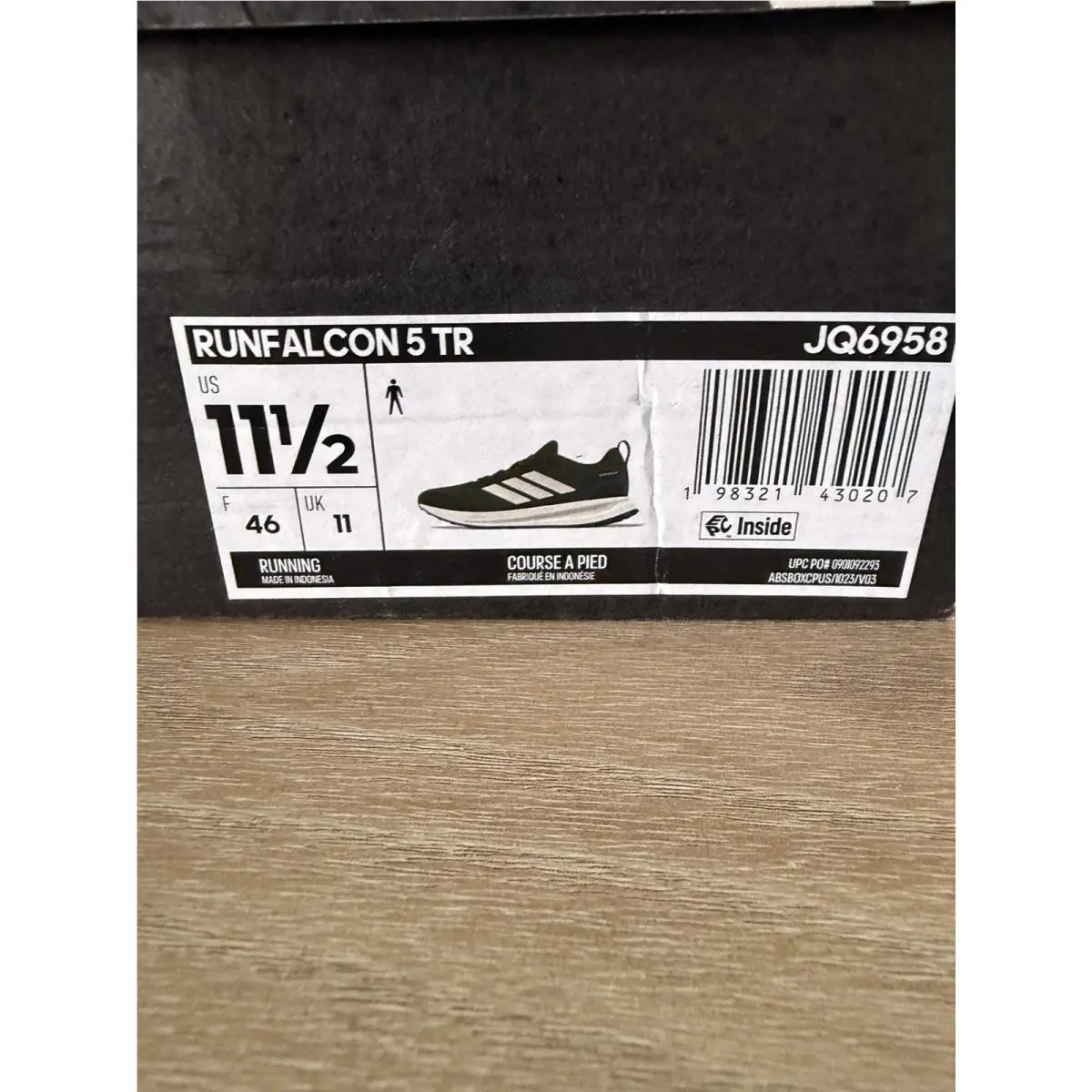 Adidas shoes - Runfalcon 5 TR - Runfalcon - JQ6958 - Gray 10