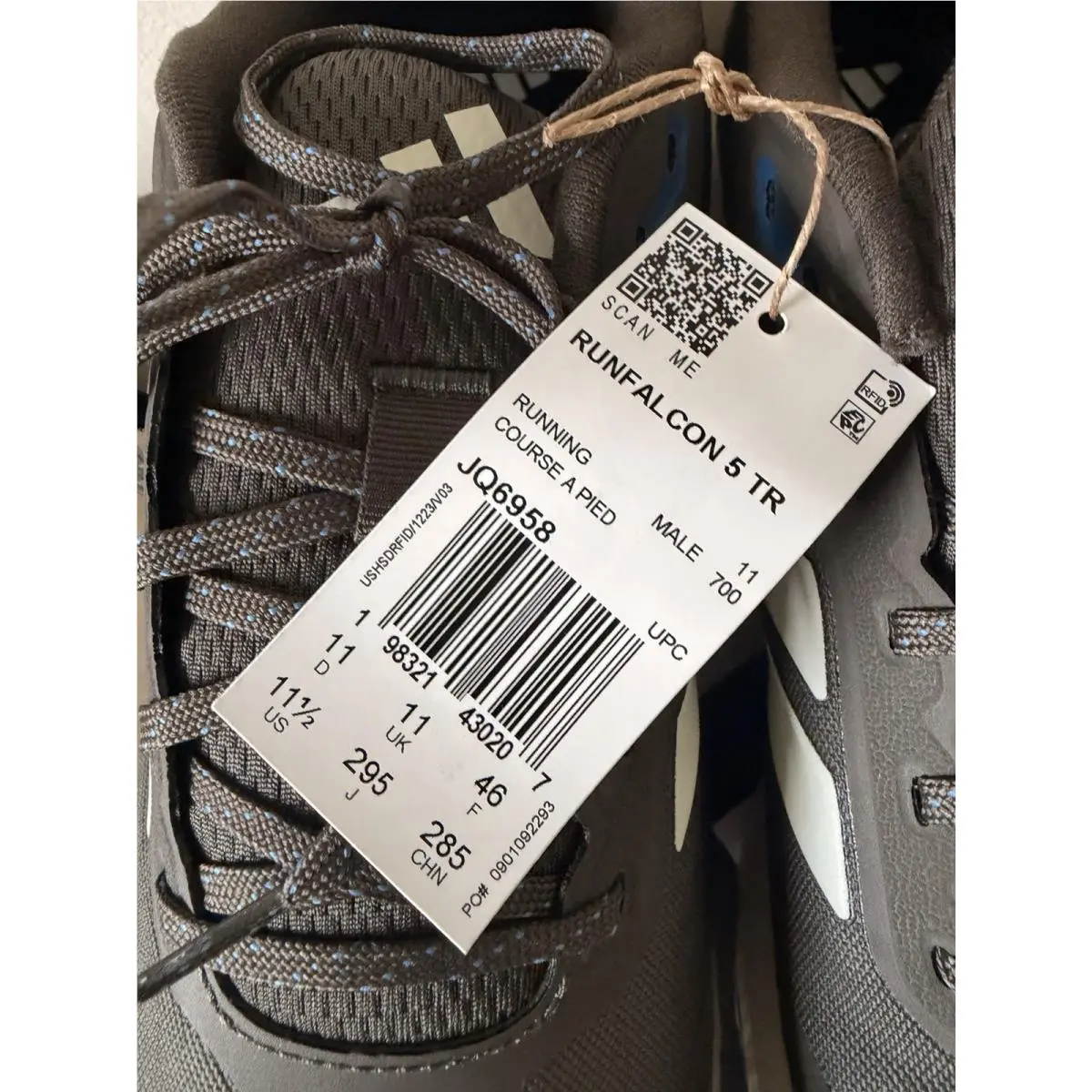 Adidas shoes - Runfalcon 5 TR - Runfalcon - JQ6958 - Gray 2