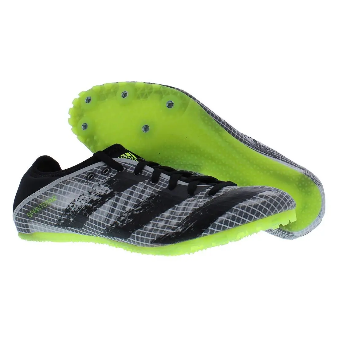 Sprintstar Mens Shoes Size 7 Color: Crystal White/core Black/solar by Adidas