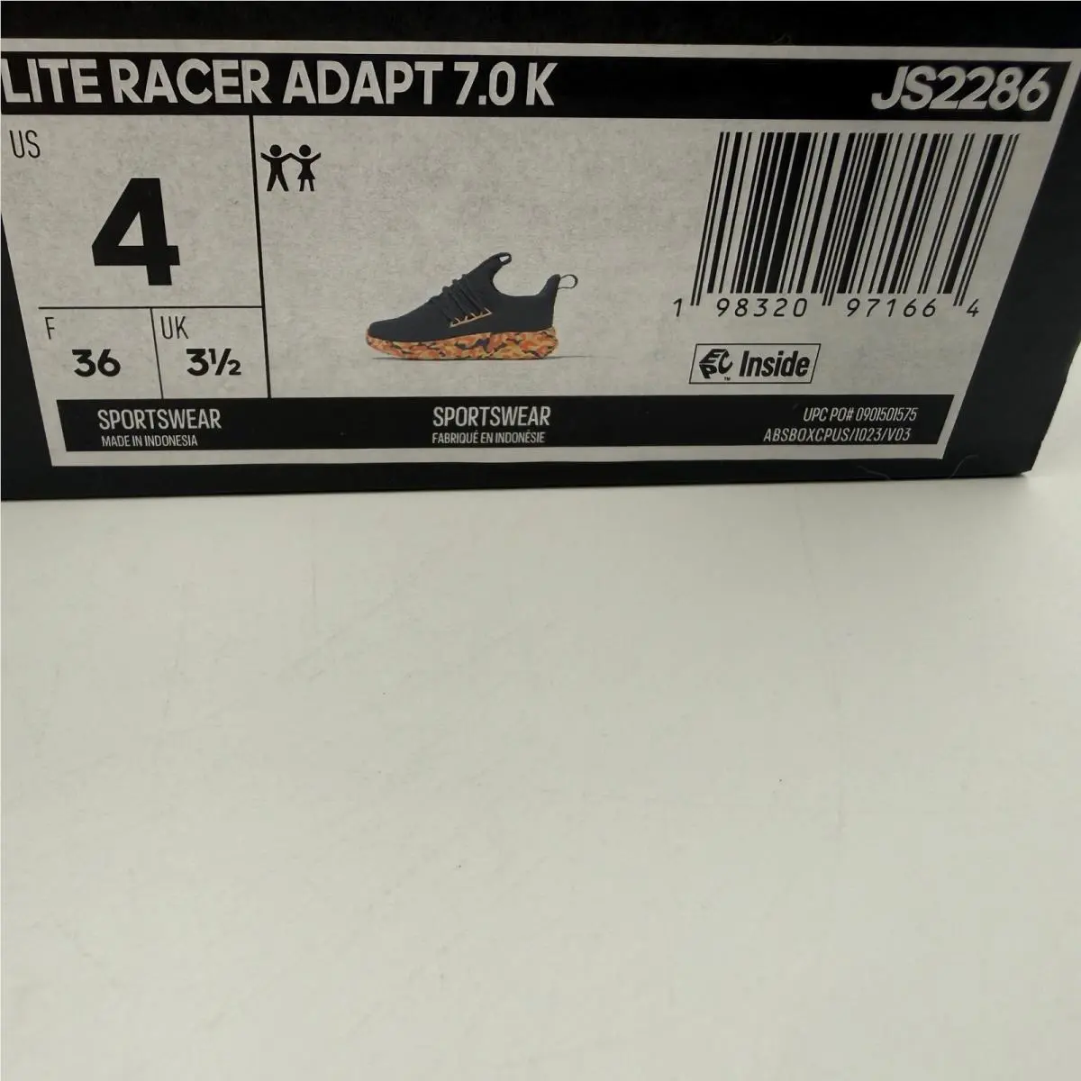 Adidas shoes - Lite Racer Adapt 7.0 K - Blue 0