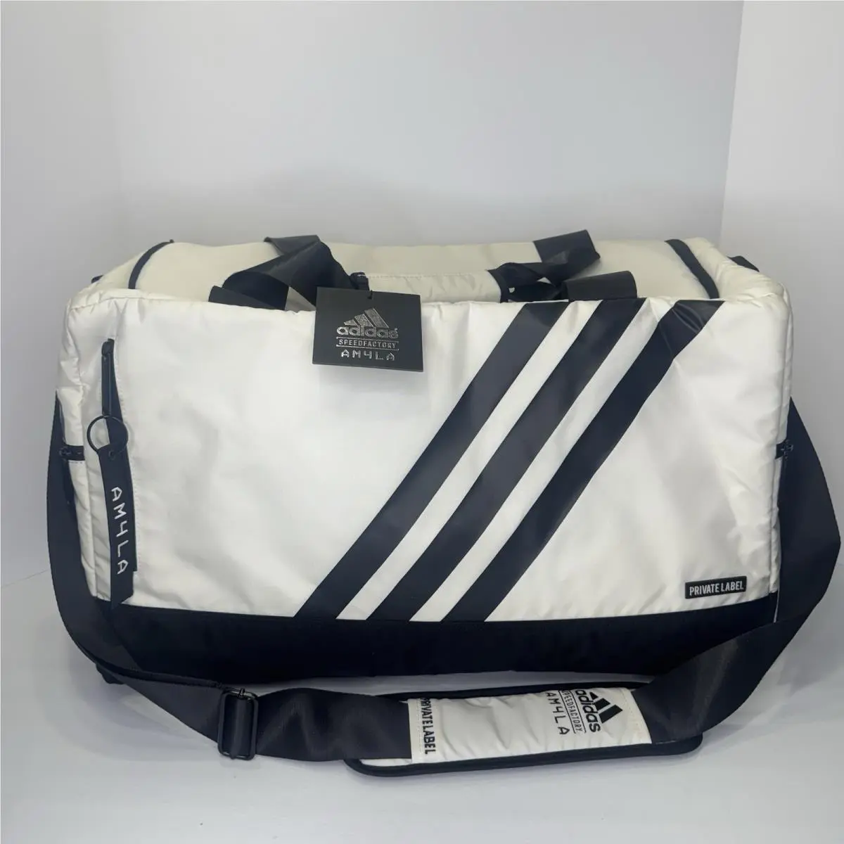 Private Label x Adidas Speedfactory AM4LA White Sneaker Duffle Bag w/ Tag