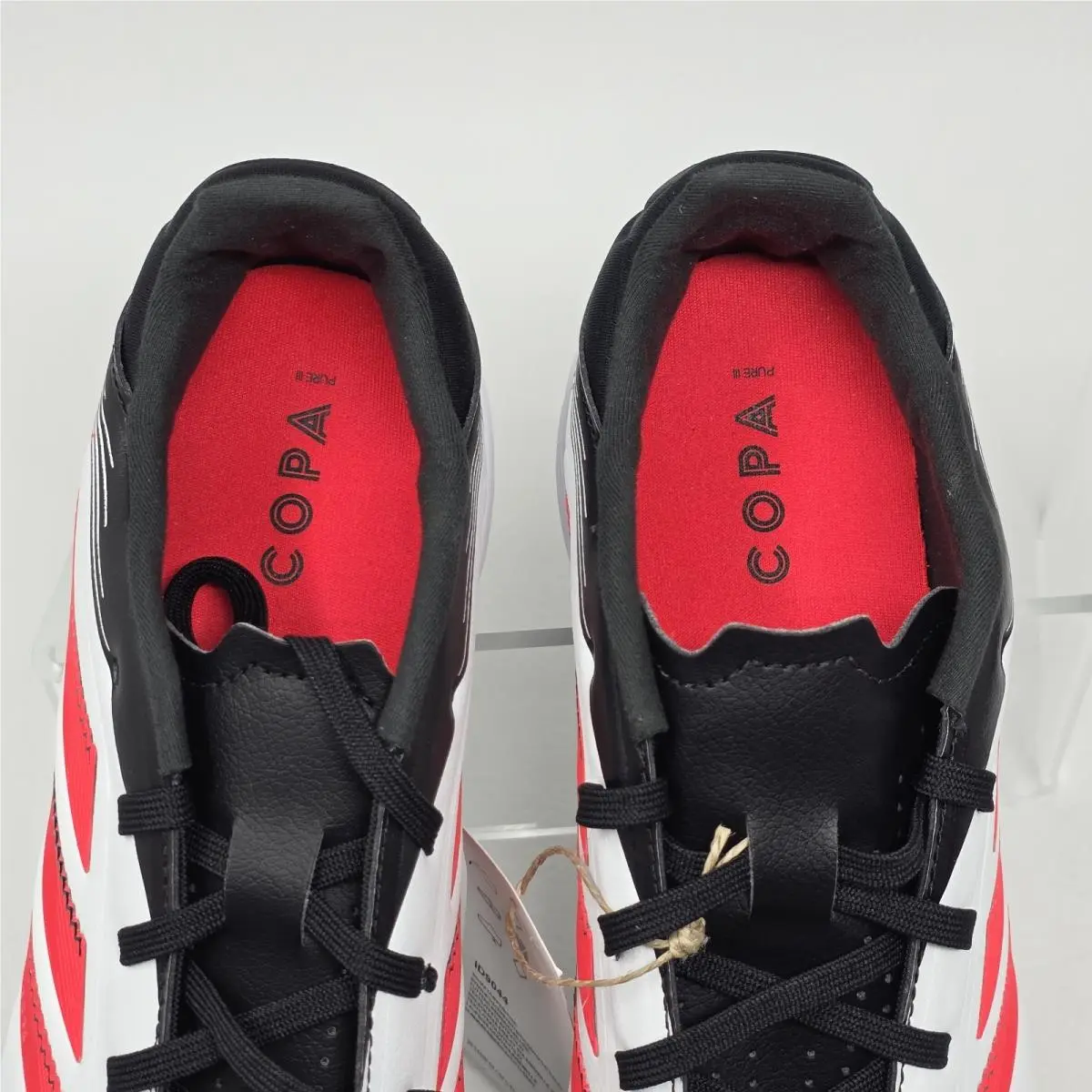 Adidas shoes - Copa Pure 3 League Turf Soccer - ID9044 - Cloud White/Lucid Red/Core Black 8