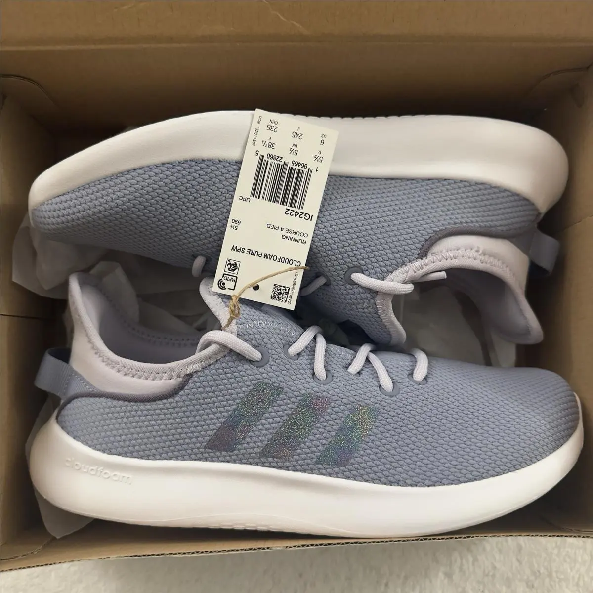 Adidas shoes - adidas Cloudfoam Pure - Cloudfoam Pure - White 4
