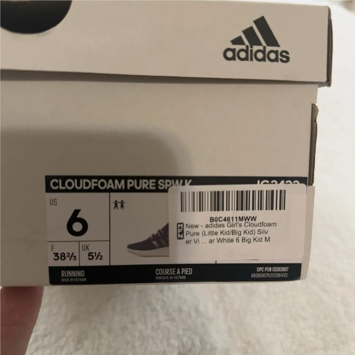 Adidas shoes - adidas Cloudfoam Pure - Cloudfoam Pure - White 5