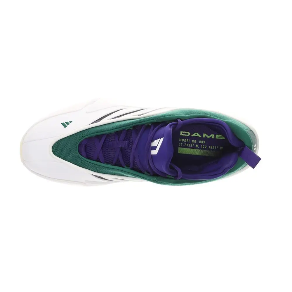 Adidas shoes - adidas Dame 9 Basketball - Dame Basketball - JQ5020-A - White (UPC: 196475268400) 2