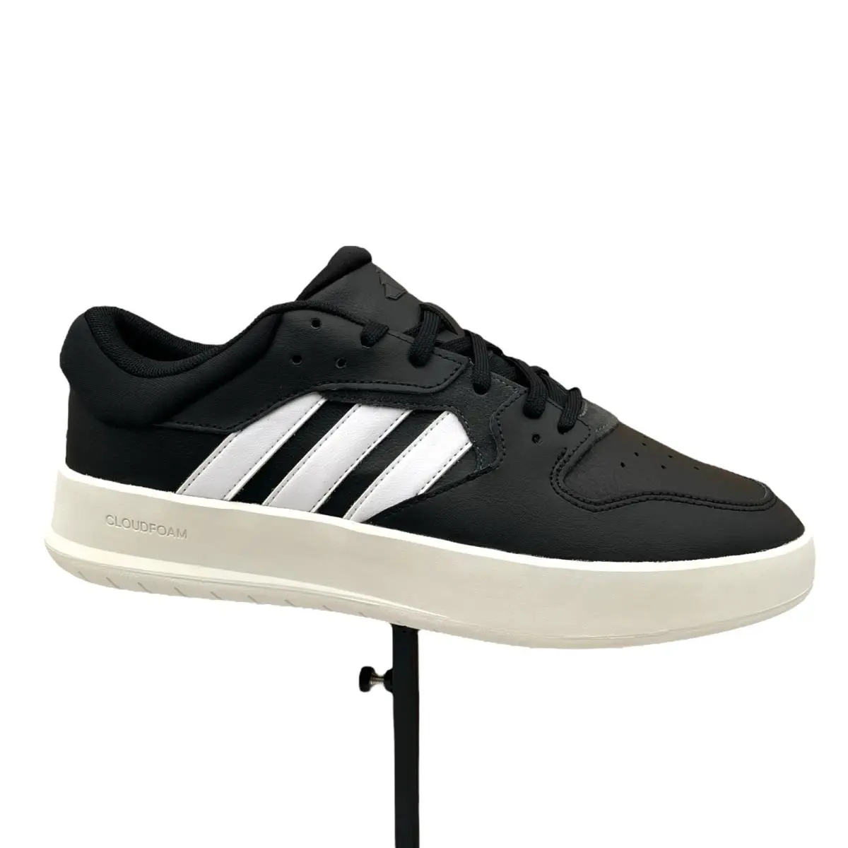 Adidas Men`s Court 24 Casual Leather Sneakers Size 11 Black-white Classic Style