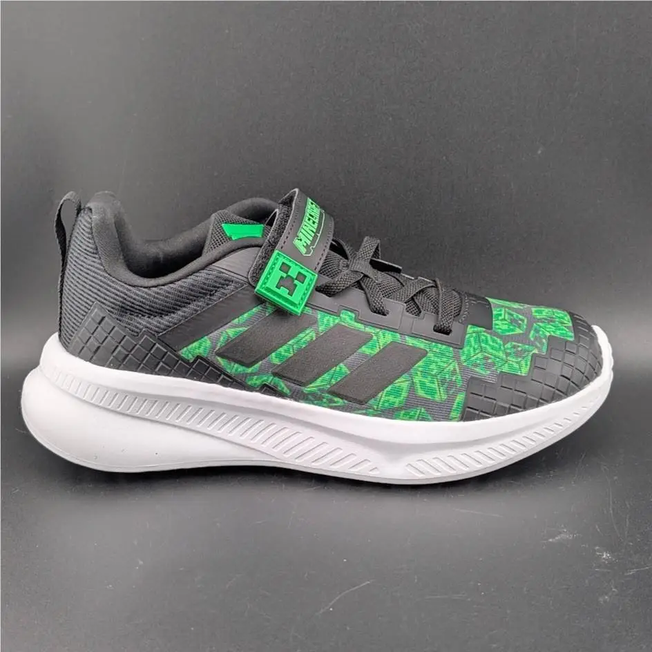 Adidas shoes - adidas Minecraft Fortarun EL C - JR1943 - Black / Green (UPC: 197617604131) 0