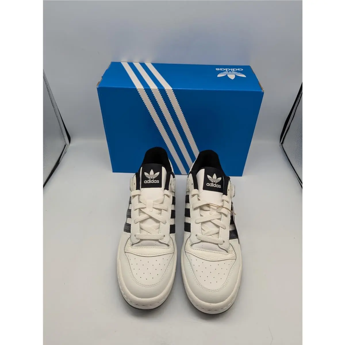 Adidas Forum Low CL Men`s Shoes White/black Size 8 IH7830-CWHITE/CBLACK/CWHITE