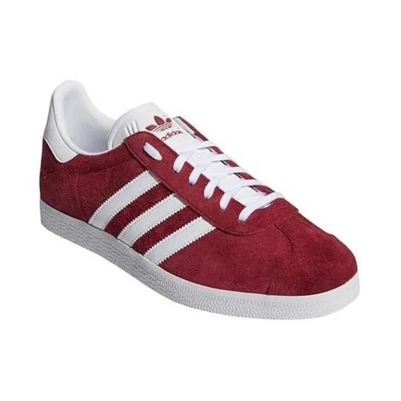 Adidas Gazelle Athletic Shoe Collegiate Burgundy /cloud White /gold Metallic