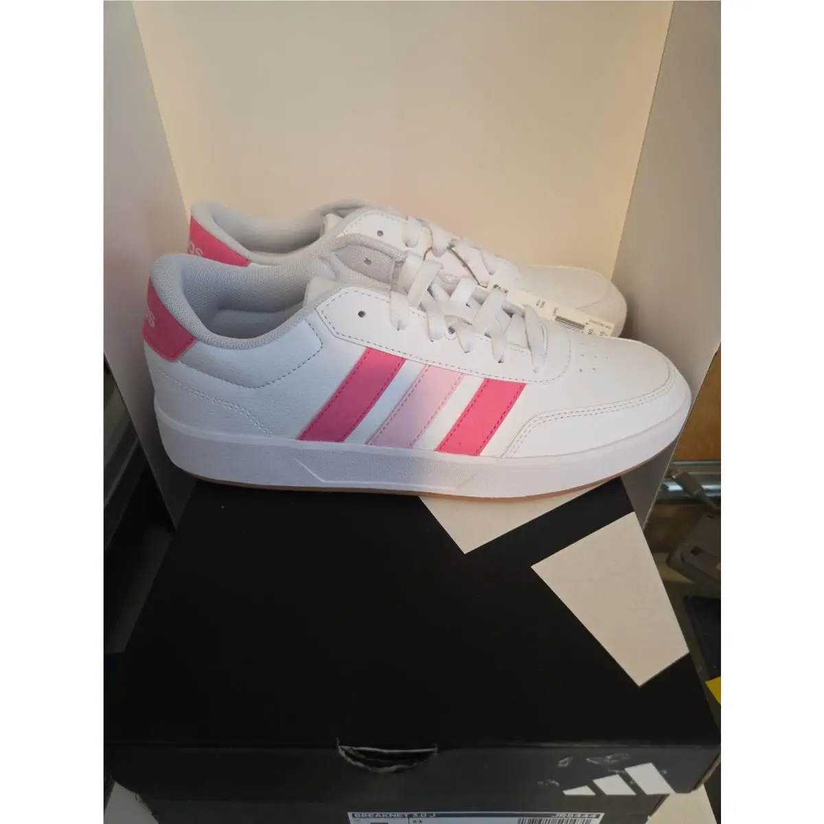 Adidas shoes - Breaknet 3.0 J - Breaknet - JR8444 - White, Pink 1