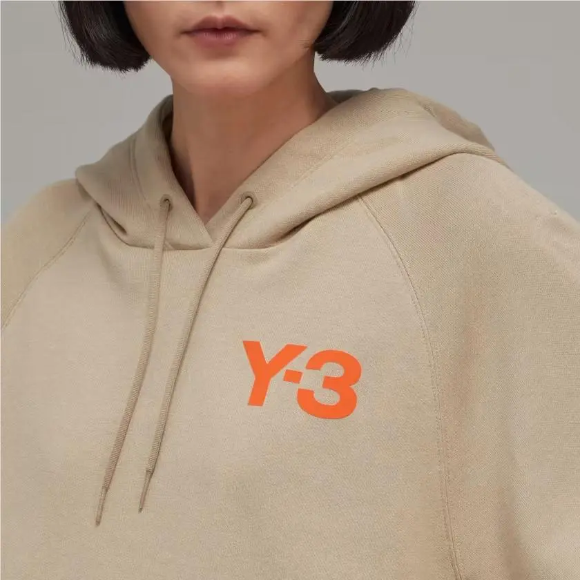 Adidas clothing - Classic Chest Logo Hoodie - Classic Chest Logo Hoodie - HT4728 - Beige 5