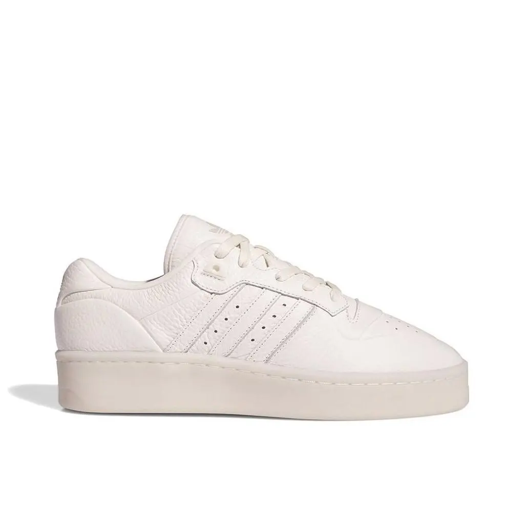 Adidas Originals Mens Rivalry Low Lux Casual Sneaker Size 11.5 White Leather