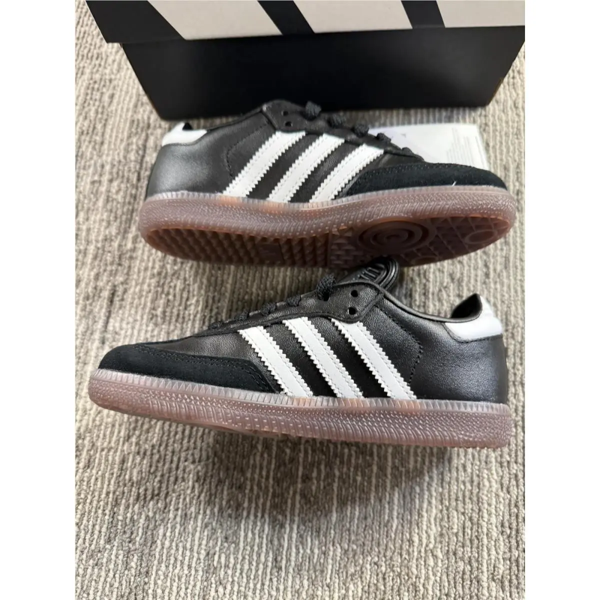 Adidas shoes - adidas Samba J - Samba - Black 5