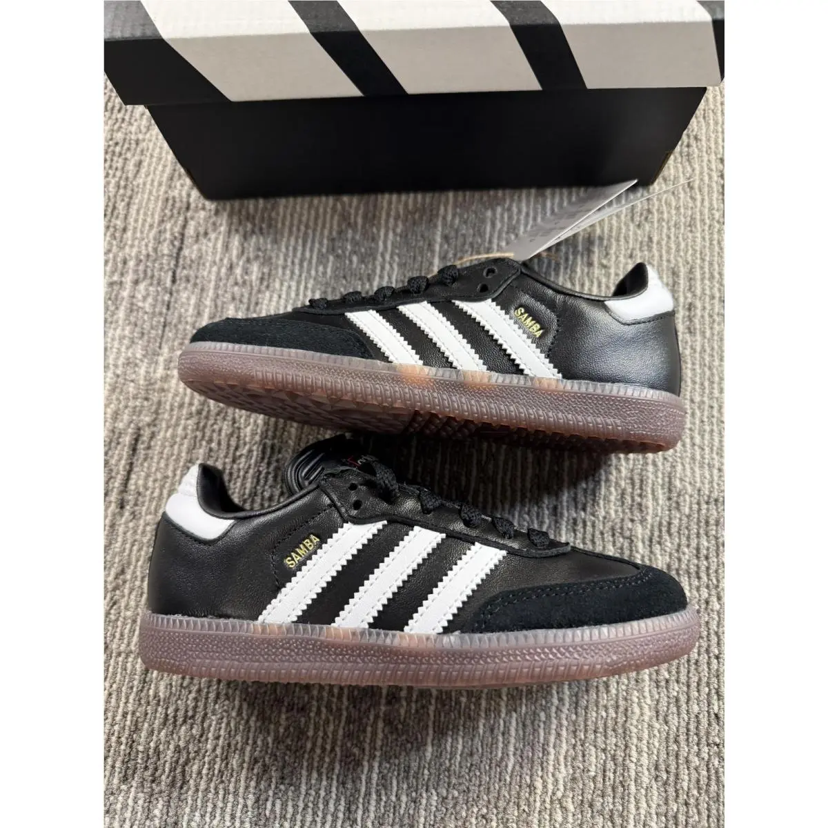 Adidas shoes - adidas Samba J - Samba - Black 6