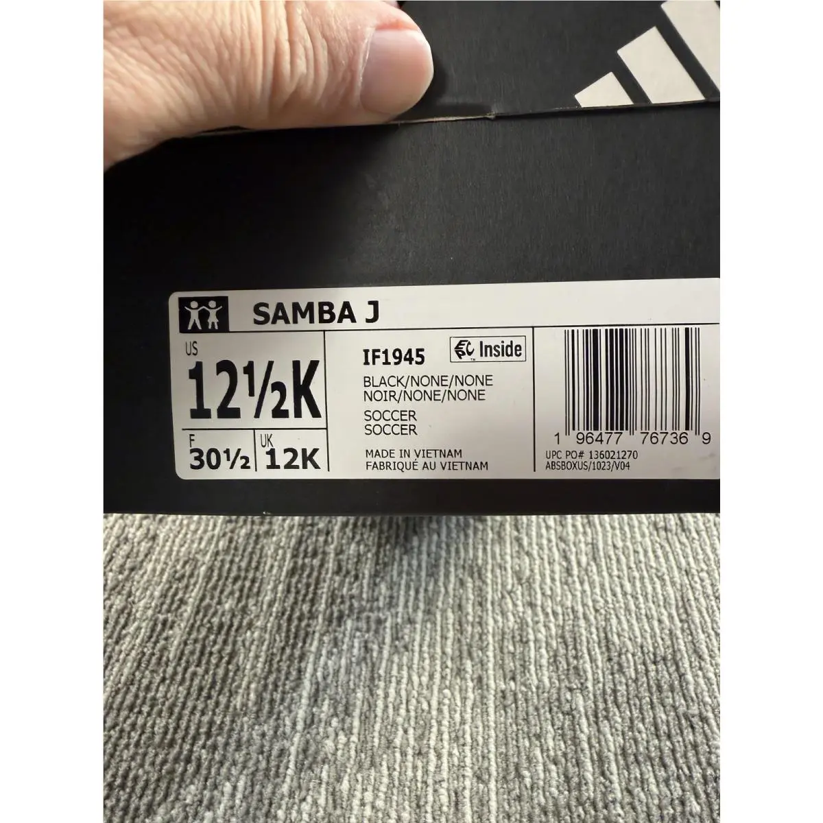 Adidas shoes - adidas Samba J - Samba - Black 9