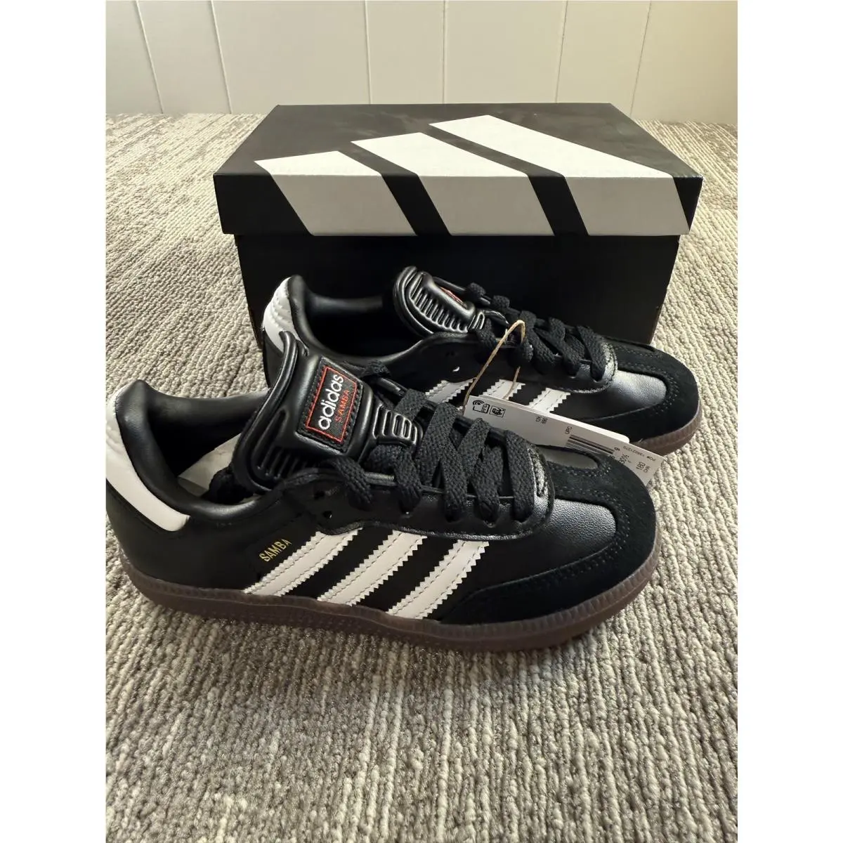 Adidas shoes - adidas Samba J - Samba - Black 0