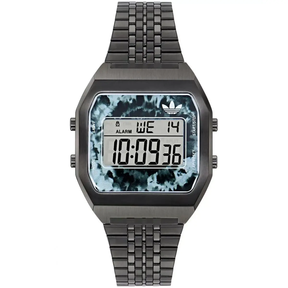 Adidas Unisex Originals Digital Two Quartz Watch - AOST24558 - Dial: Black, Band: Black, Bezel: Black