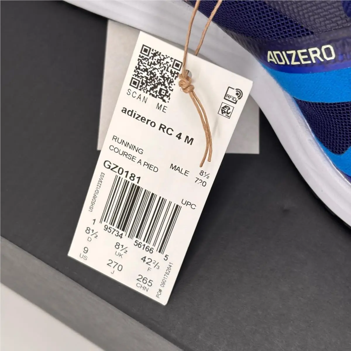 Adidas shoes - adidas Adizero RC 4 M - Blue 5