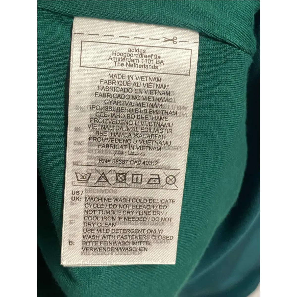 Adidas clothing - Unavailable - Unavailable - JC9948 - Green, Red, White (UPC: 196477317885) 7